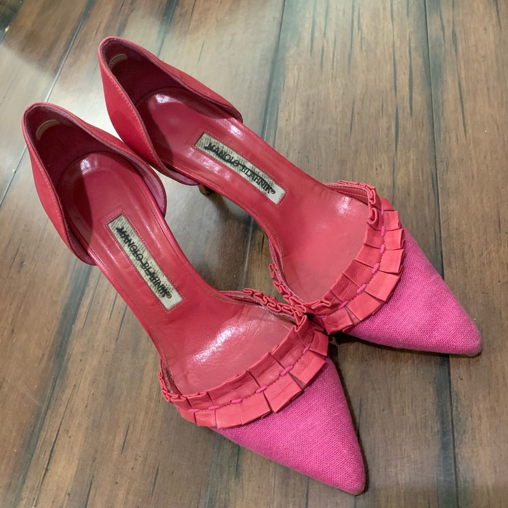 Hot pink manolos